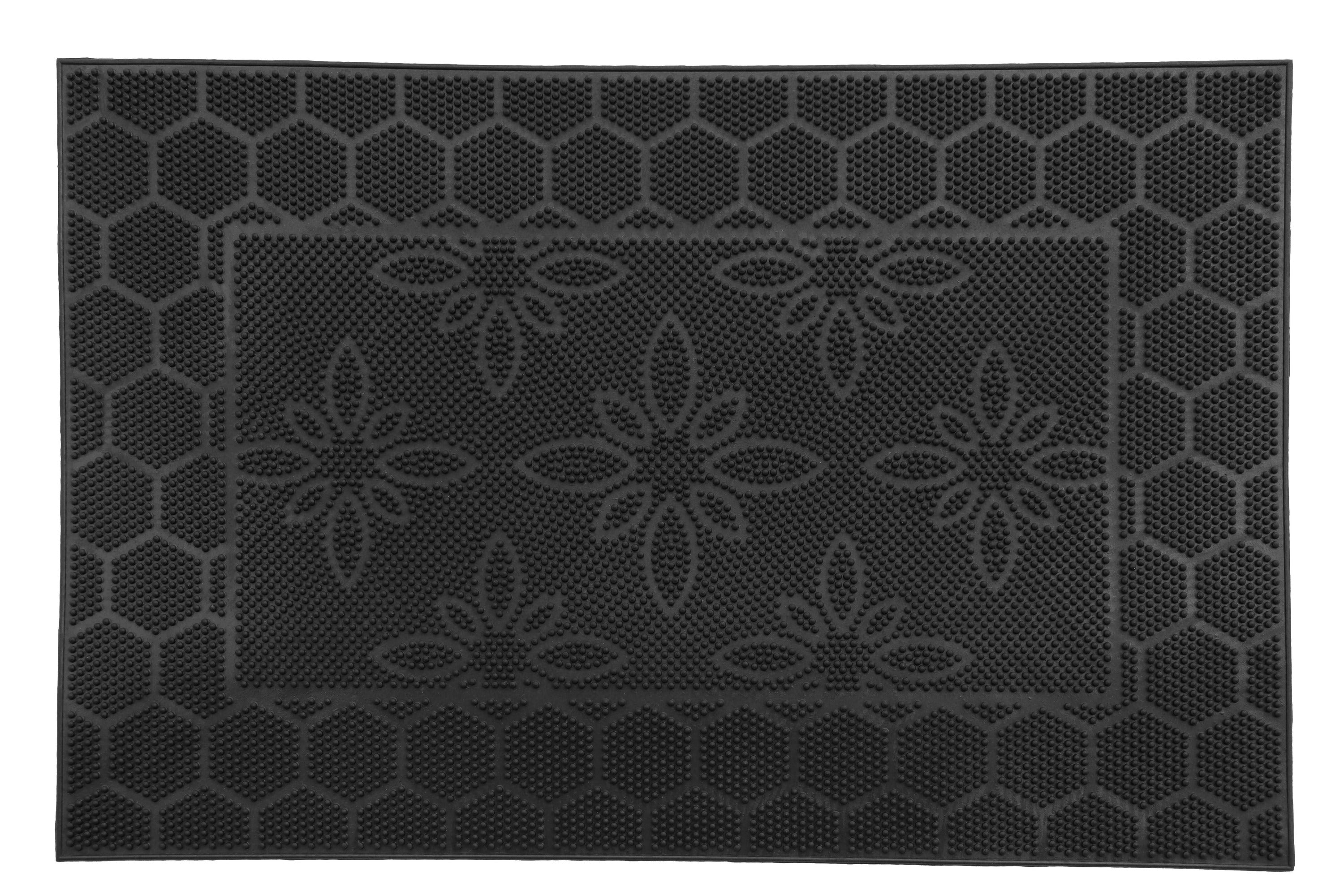 Capacho Emborrachado Antiderrapante 40x65 Floral