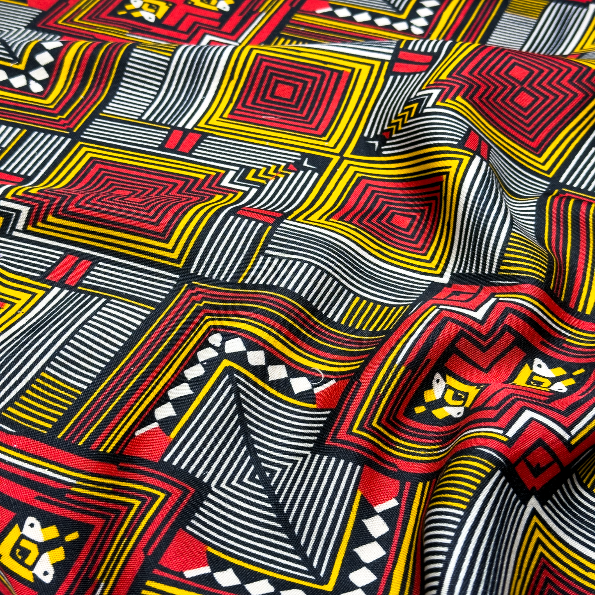 Tecido Oxford Africano Roseta Ubuntu