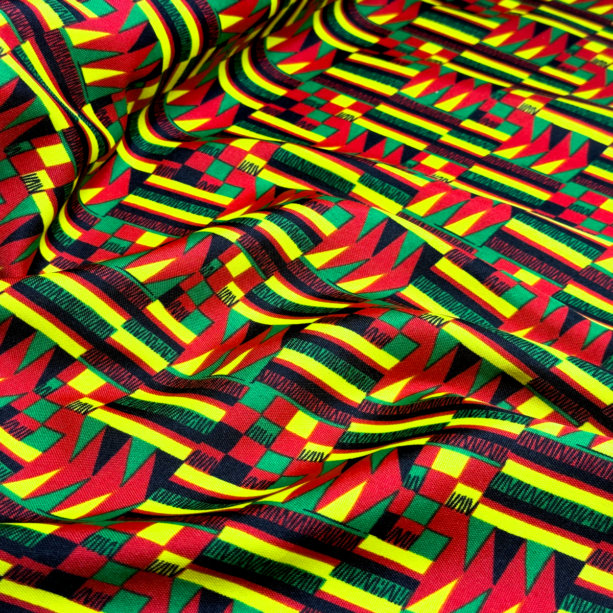 Tecido Oxford Africano Kente Real