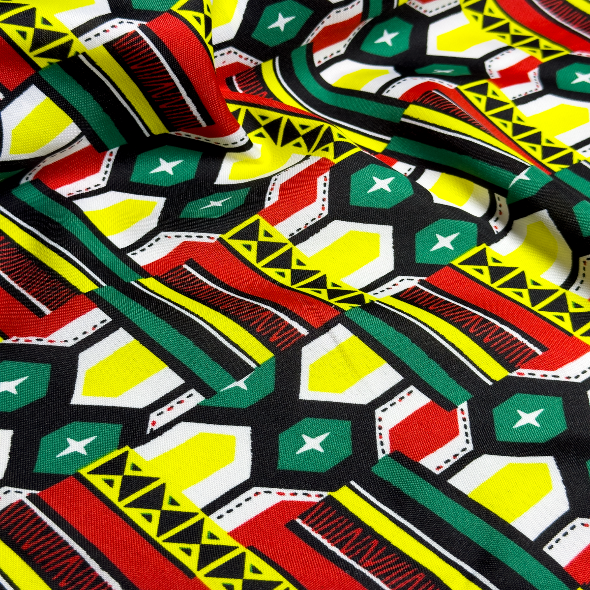 Tecido Oxford Africano Escudo Zulu