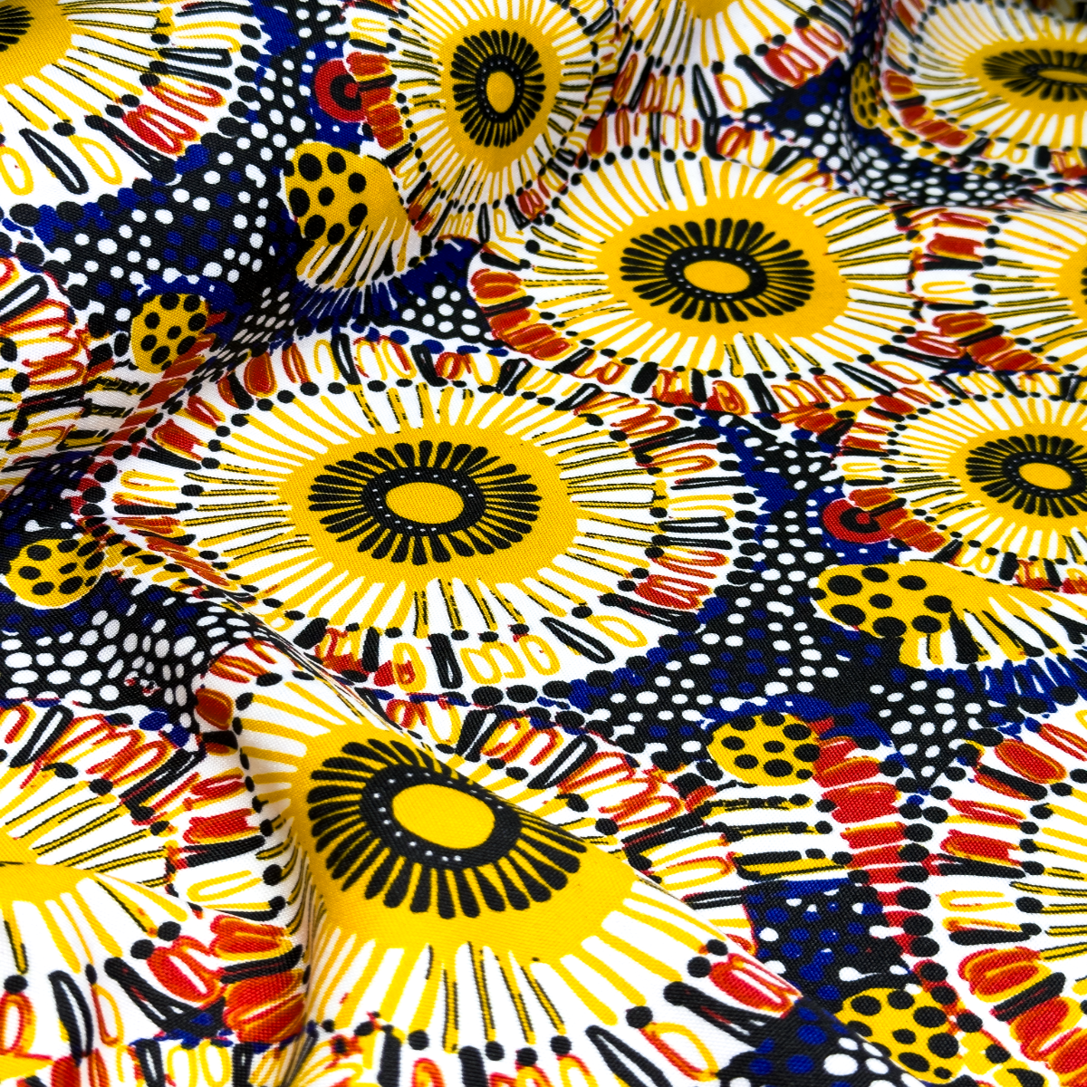 Tecido Oxford Africano Ubuntu Solar