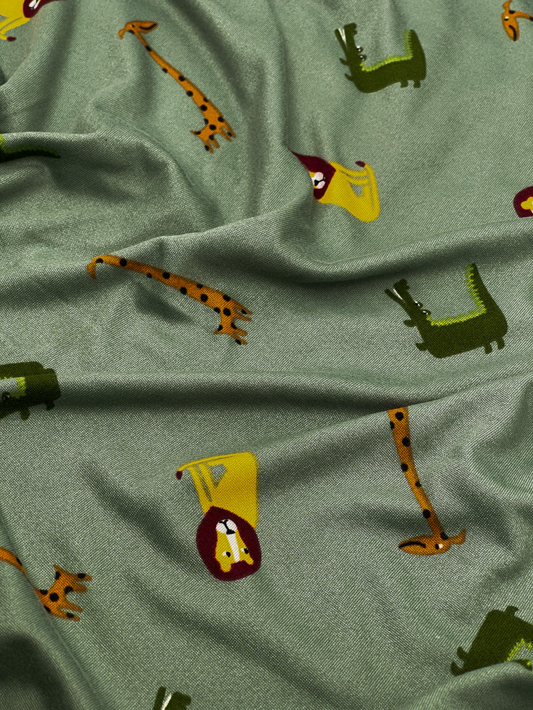 Tecido Malha Suede Estampada