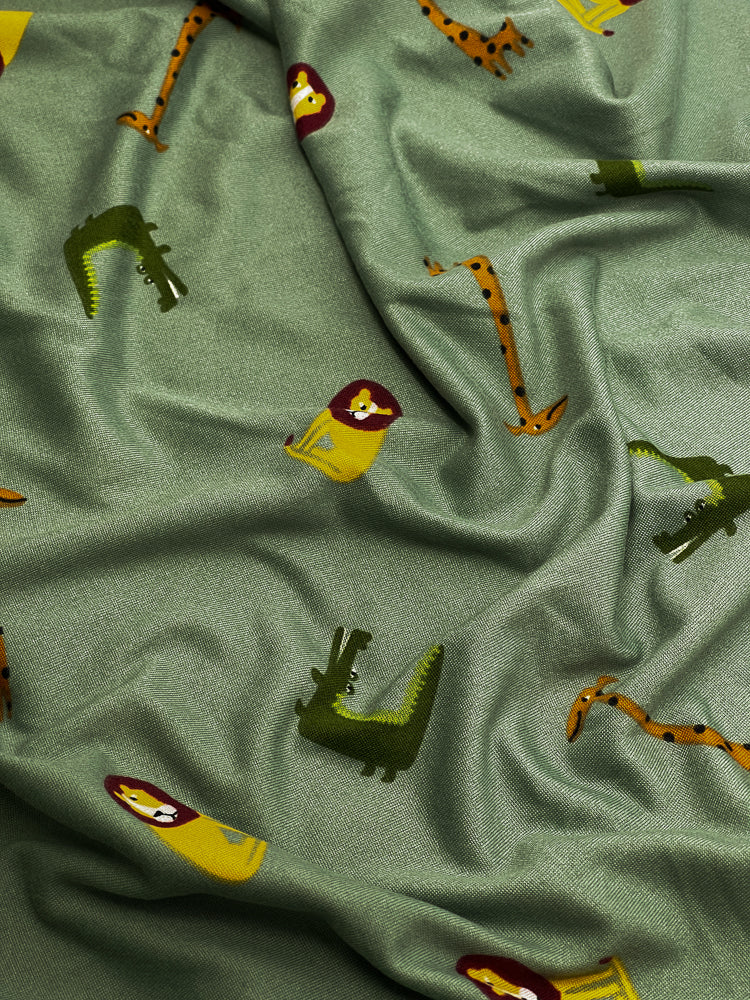 Tecido Malha Suede Estampada