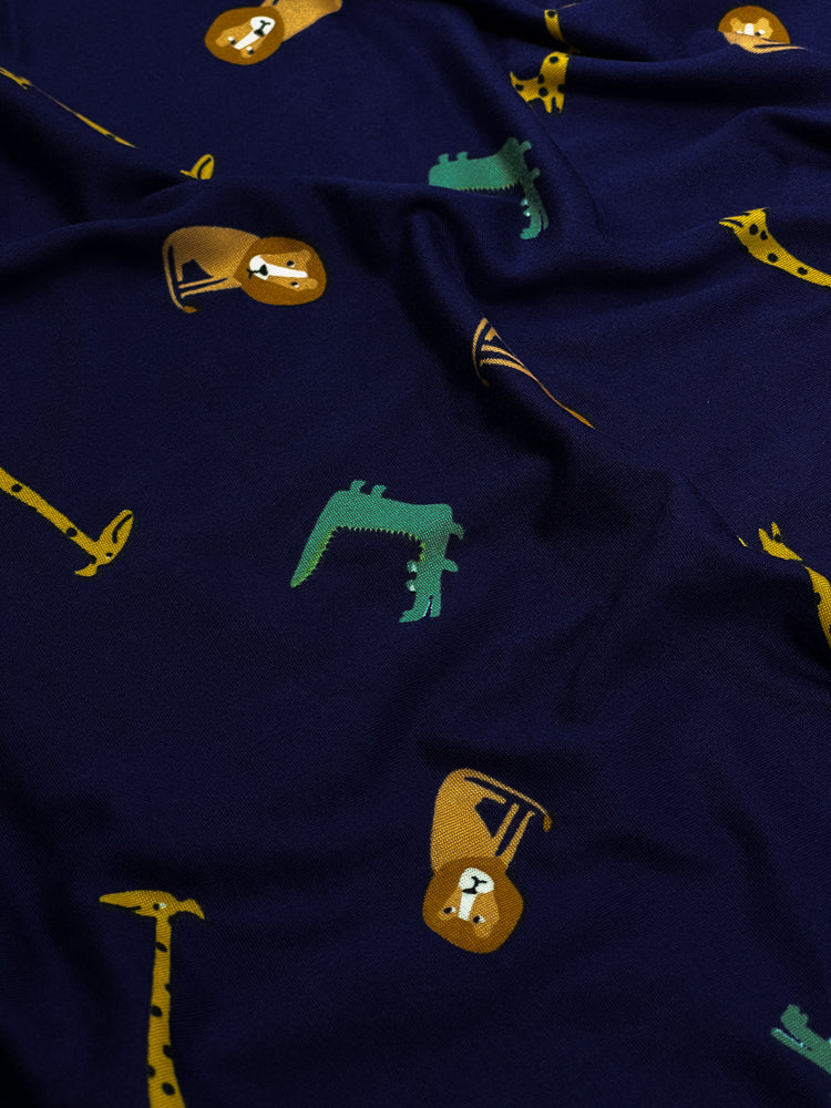 Tecido Malha Suede Estampada