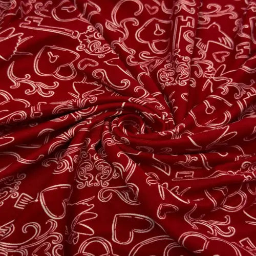 Malha Suede Scarlet Promise