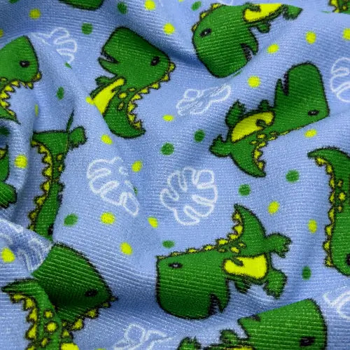 Tecido Atoalhado Dino Adventure