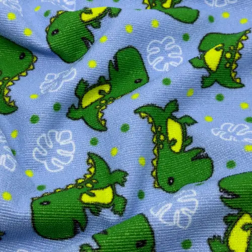 Tecido Atoalhado Dino Adventure