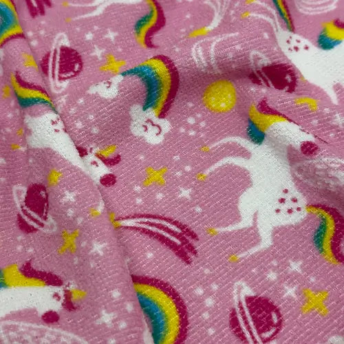 Tecido Atoalhado Unicorn Dreams