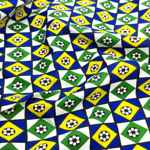 Tecido Chita Brazil Kickoff