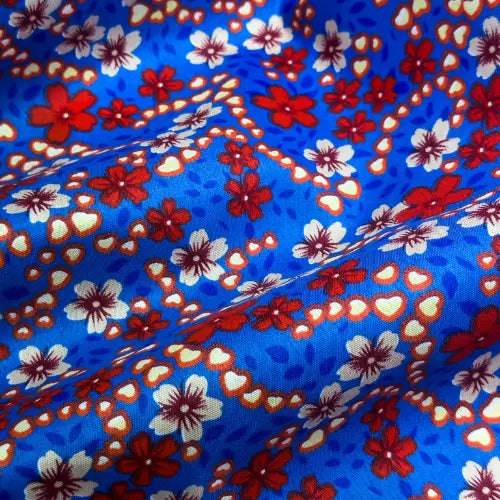 Tecido Chita Corações Entrelaçados