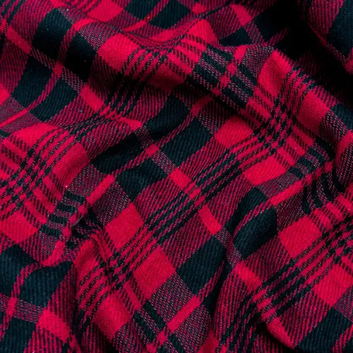 Tecido Flanelado Xadrez Lenhador Clássico