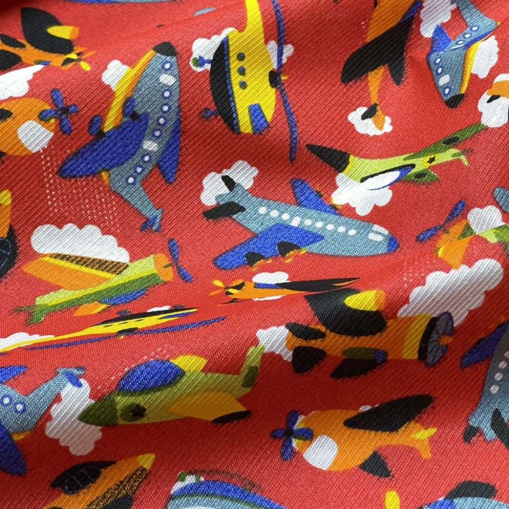 Tecido Gorgurinho Aviadores Pequeninos