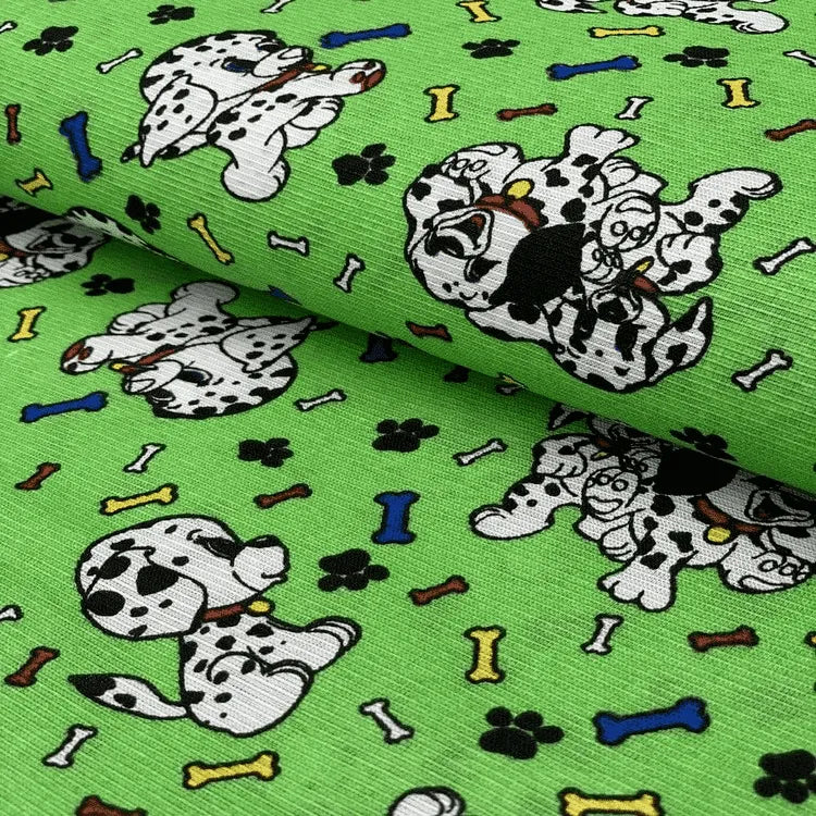 Tecido Gorgurinho Doguinho Dálmata