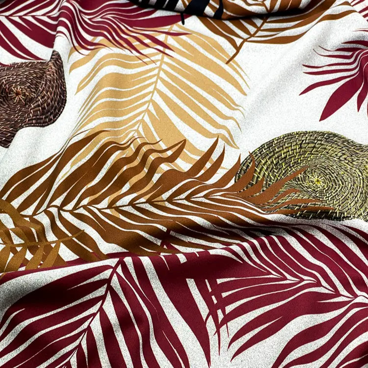 Tecido Malha Meryl Palmeira de Outono