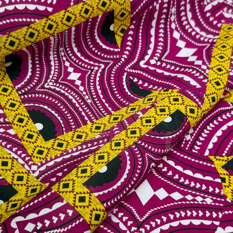 Tecido Microfibra Africana Rota Tribal