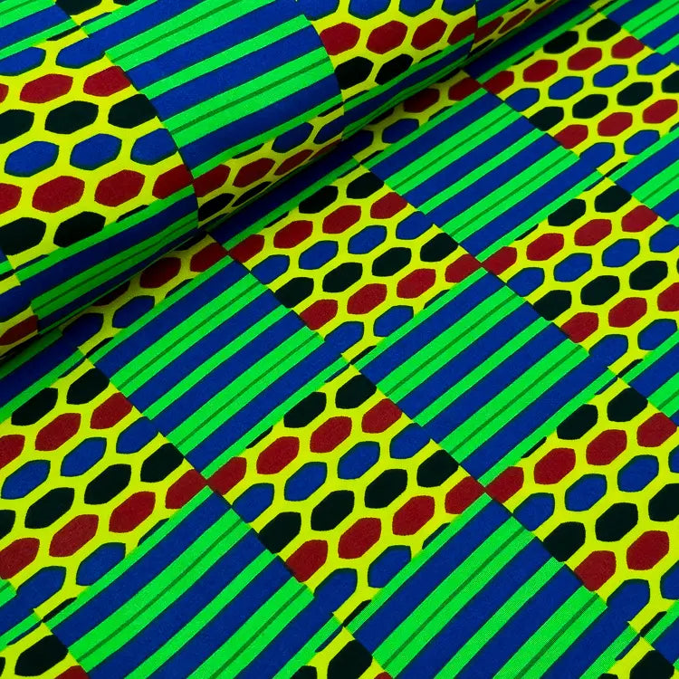 Tecido Microfibra Africana Tribal Color