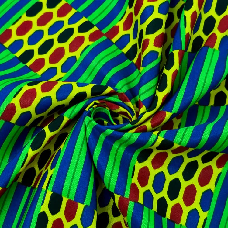 Tecido Microfibra Africana Tribal Color