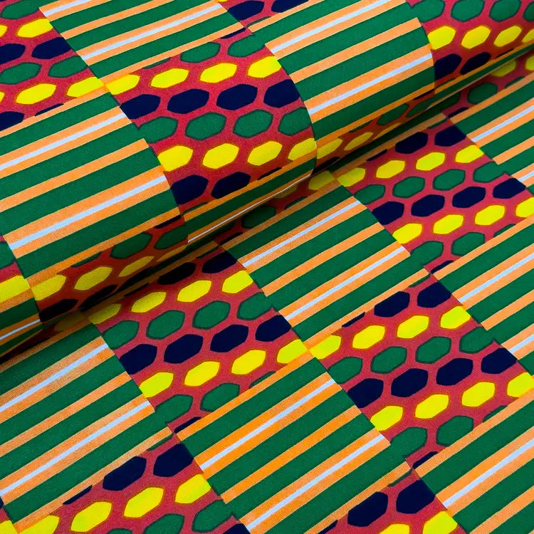 Tecido Microfibra Africana Tribal Color