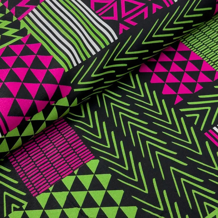 Tecido Microfibra Africana Urban Vibe