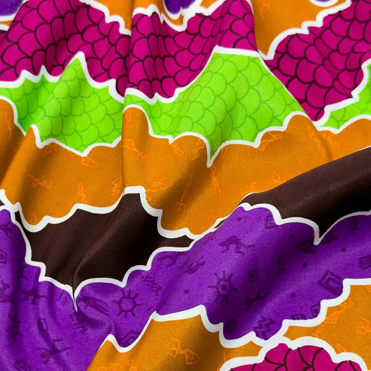 Tecido Microfibra Africana Tribal Mix