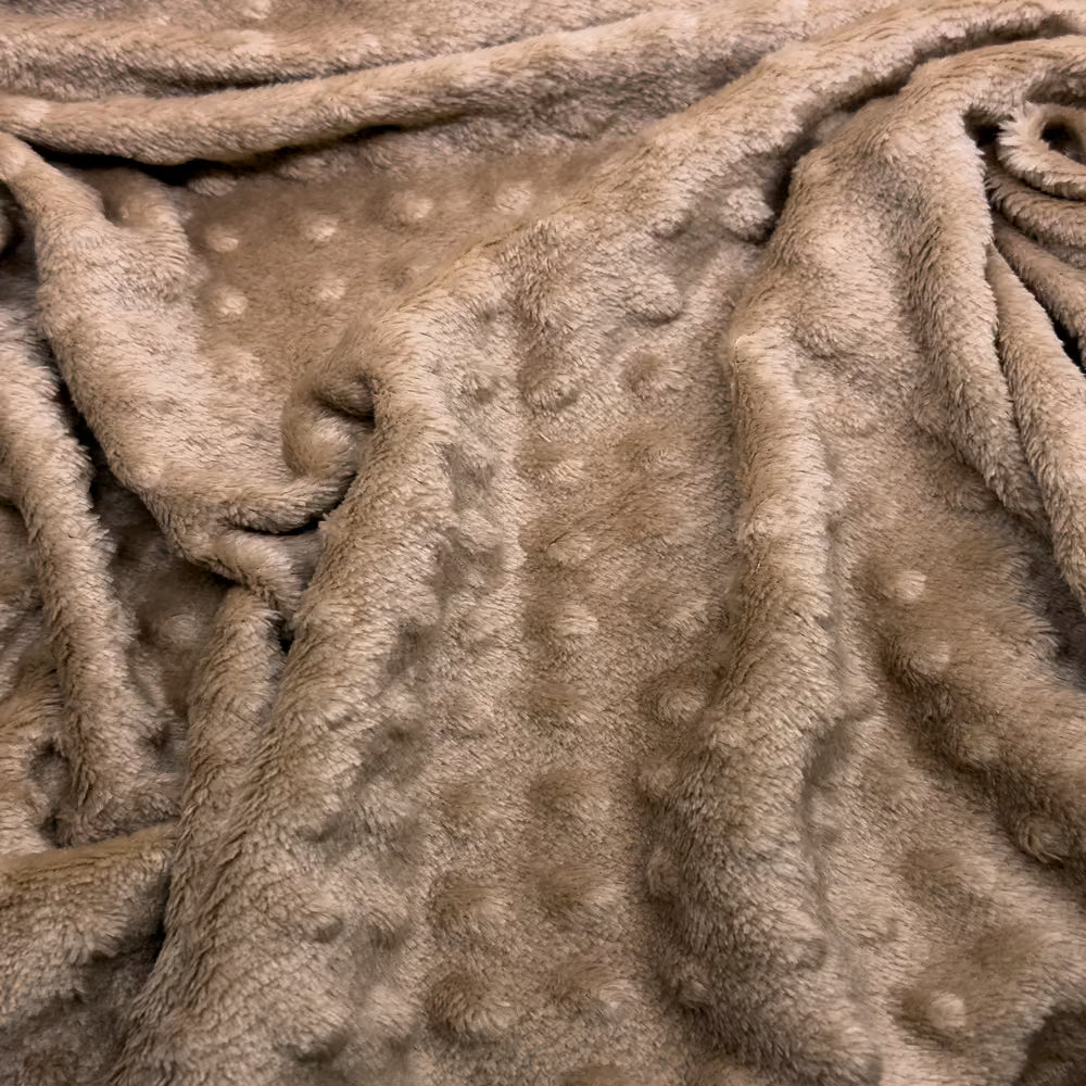 Tecido Microsoft Fleece Dots