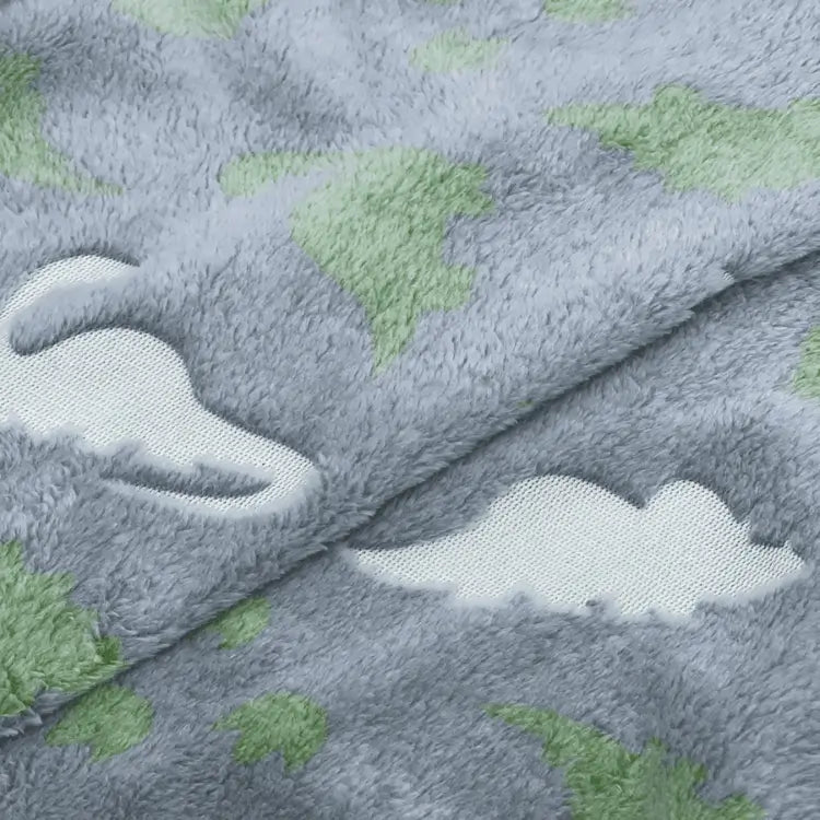 Tecido Microsoft Fleece Dino Plush