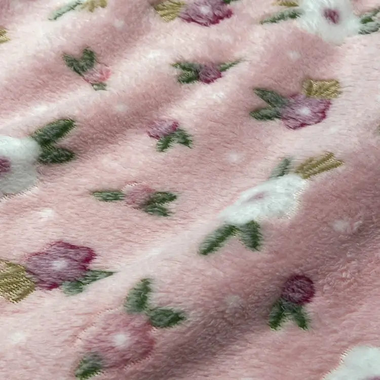 Tecido Microsoft Fleece Essência Floral