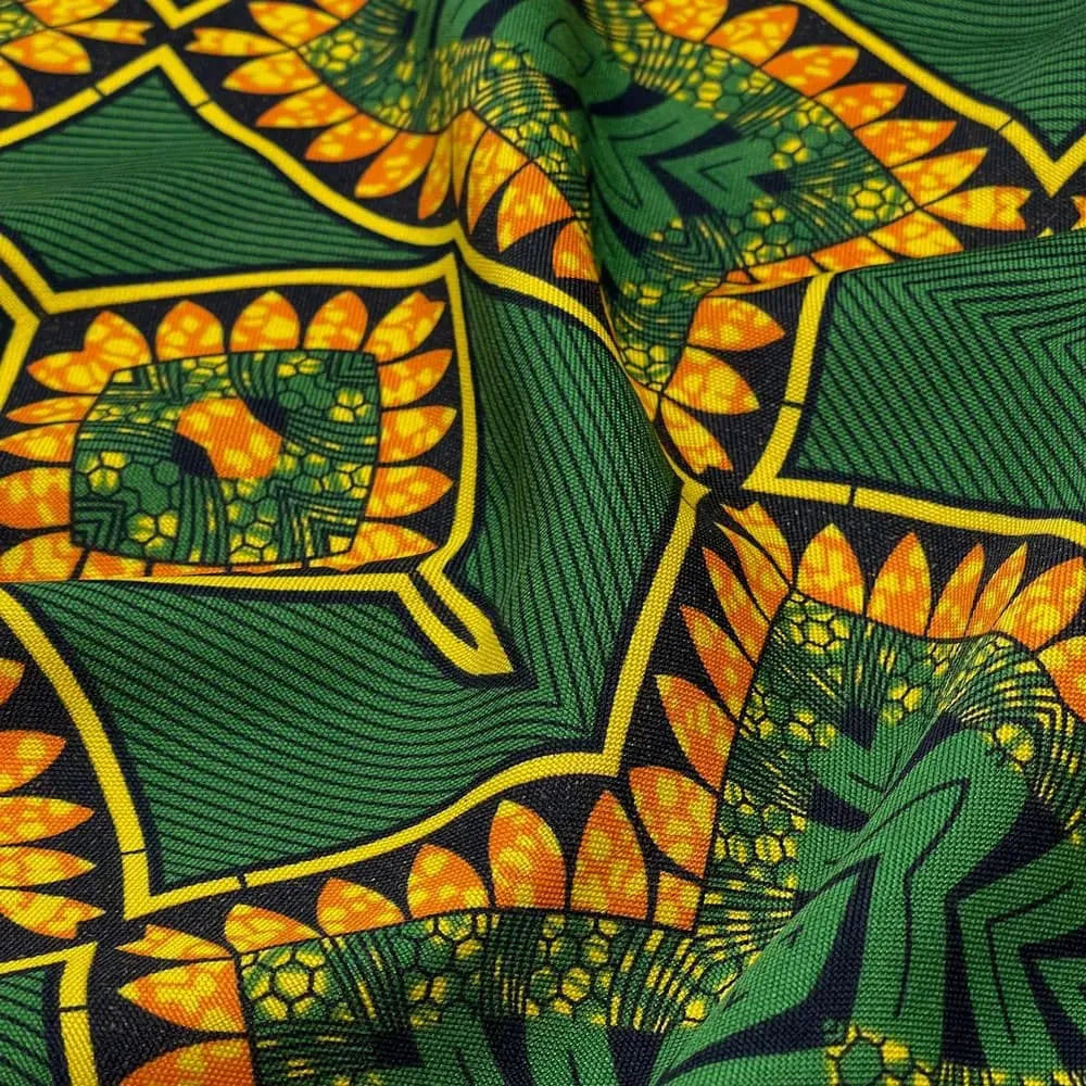 Tecido Oxford Africano Asafo