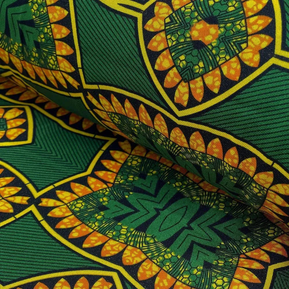 Tecido Oxford Africano Asafo