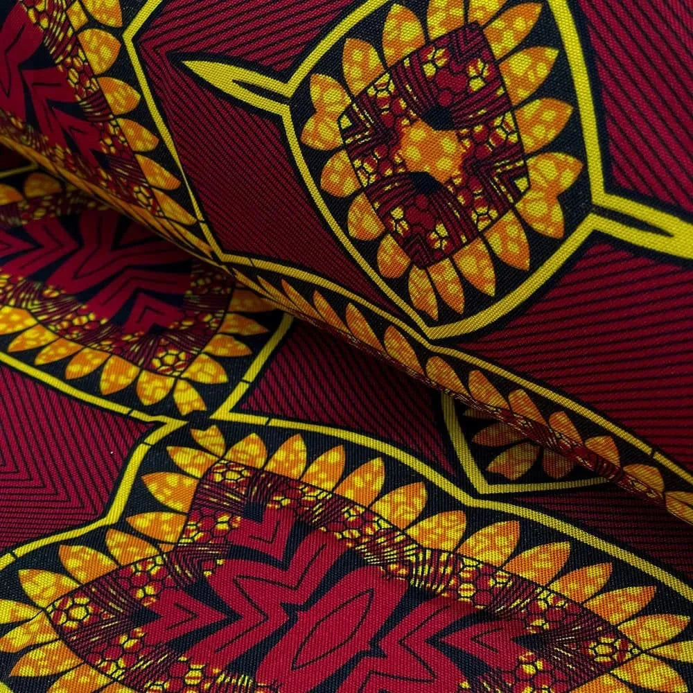 Tecido Oxford Africano Asafo