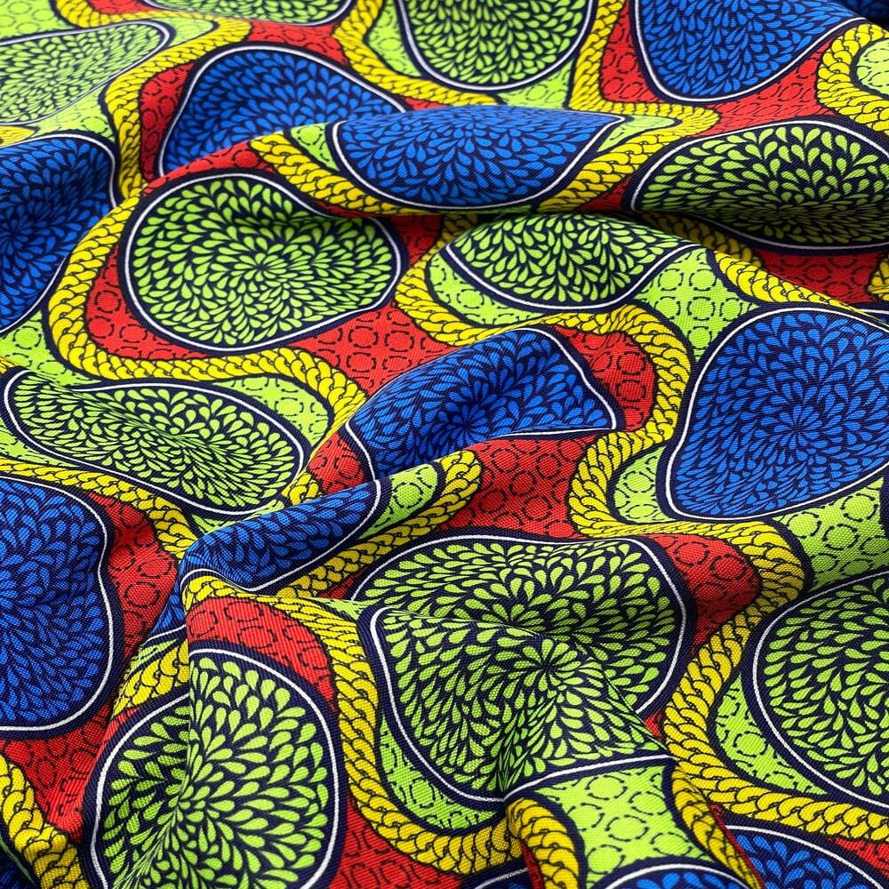 Tecido Oxford Africano Crisantemo