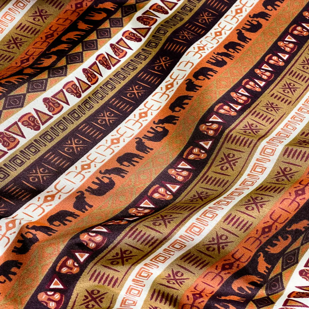 Tecido Oxford Africano Savana Tribal