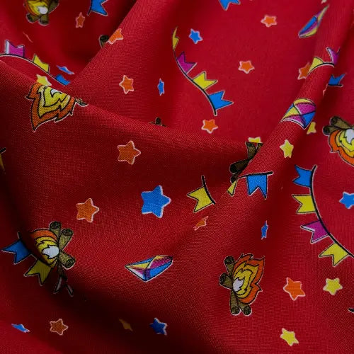 Tecido Oxford Festival Sparks