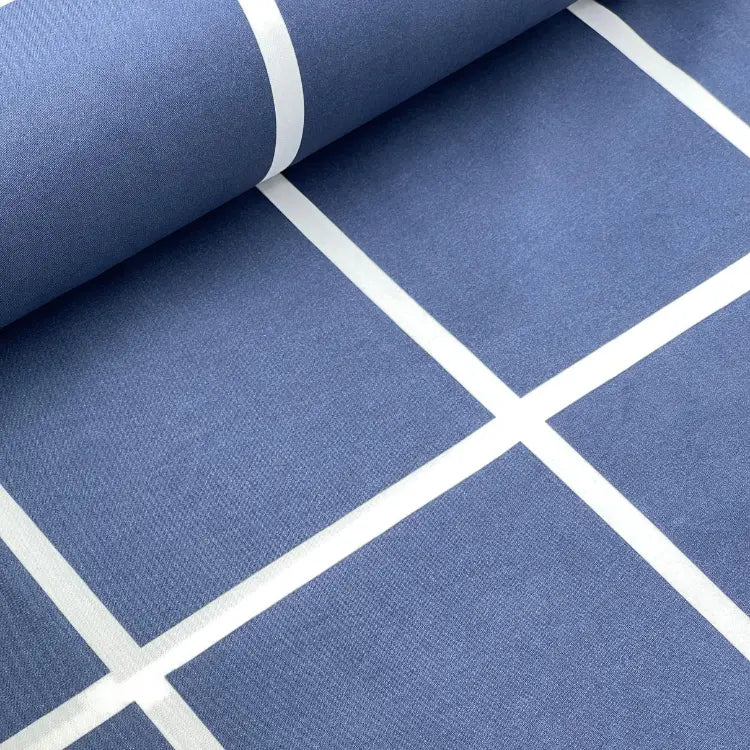 Tecido Percal Geométrico Quadriculado