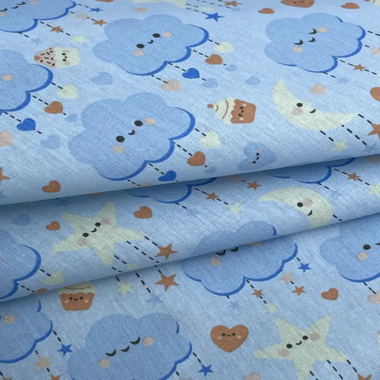 Tecido Tricoline Chuva de Amor