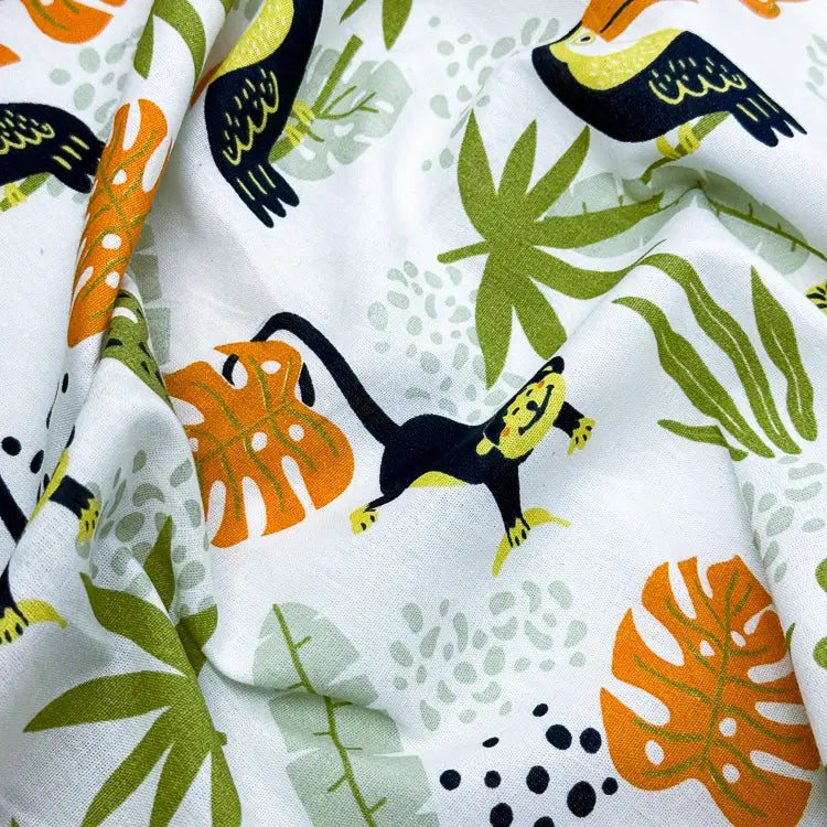 Tecido Tricoline Tropical Kids