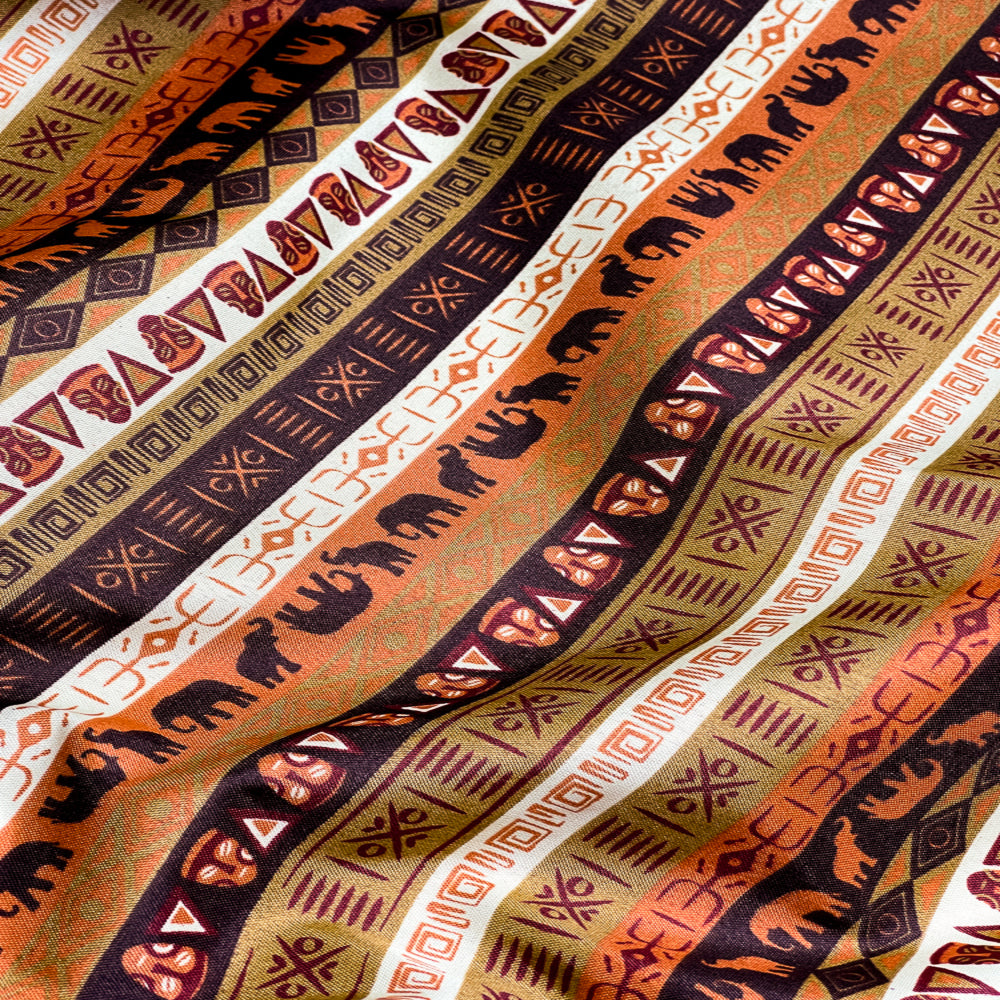 Tecido Oxford Africano Savana Tribal