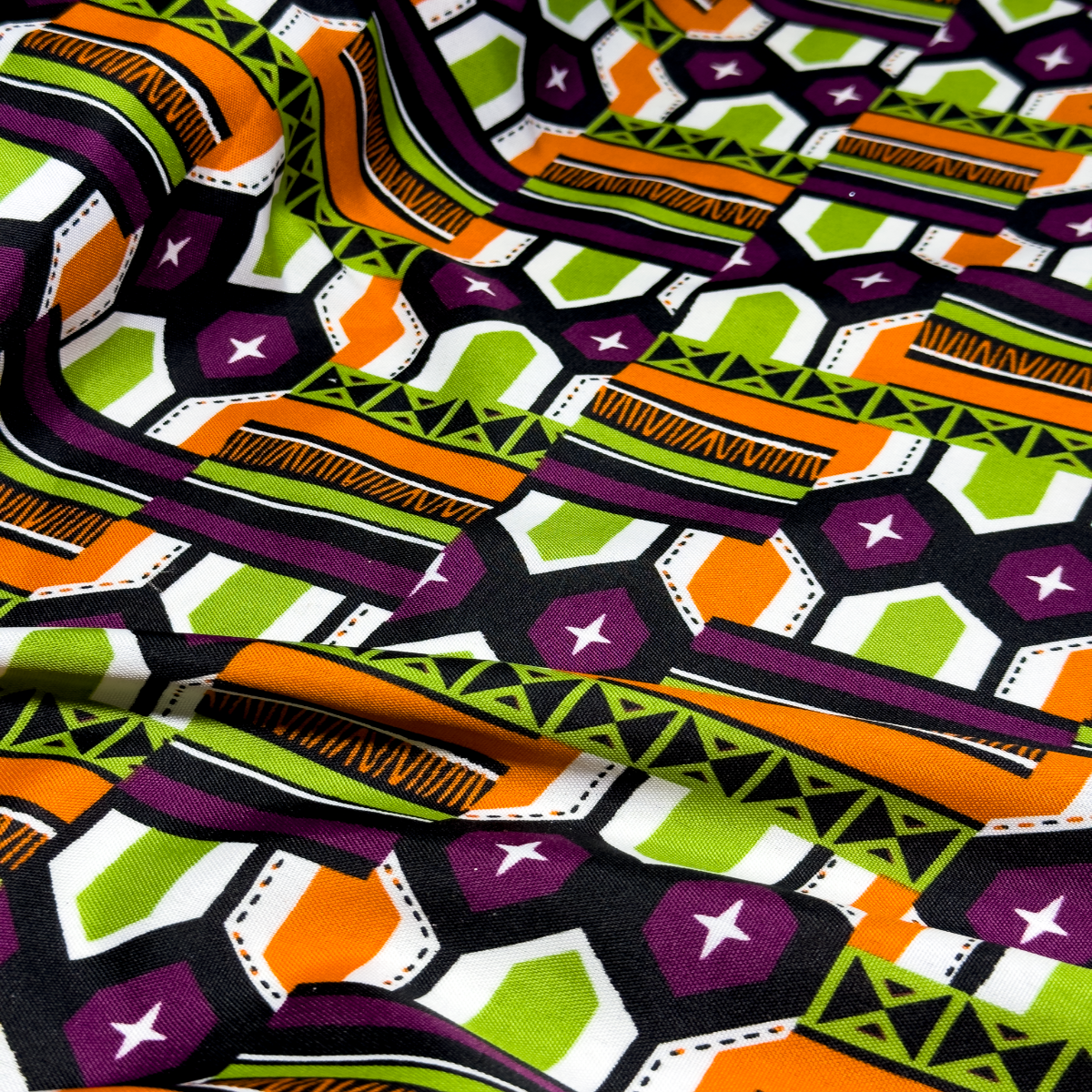 Tecido Oxford Africano Escudo Zulu