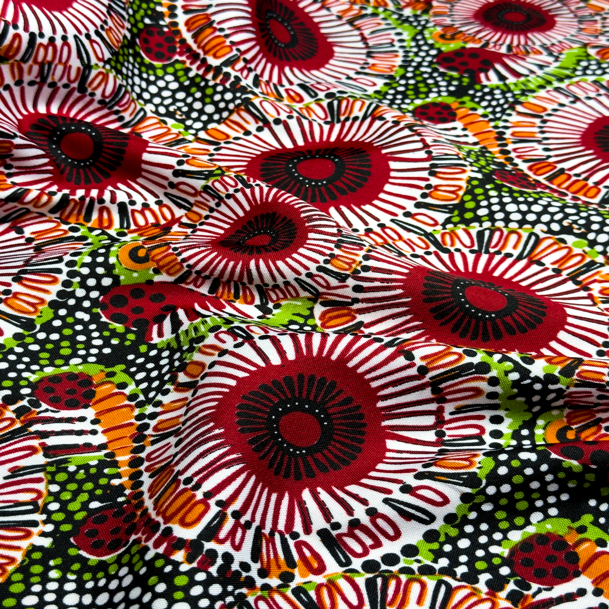 Tecido Oxford Africano Ubuntu Solar