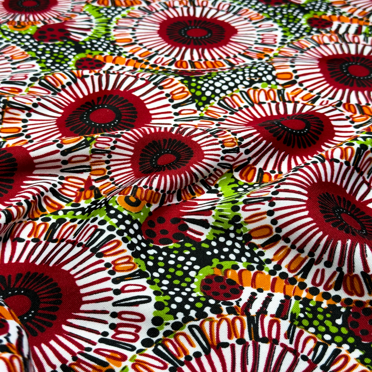 Tecido Oxford Africano Ubuntu Solar