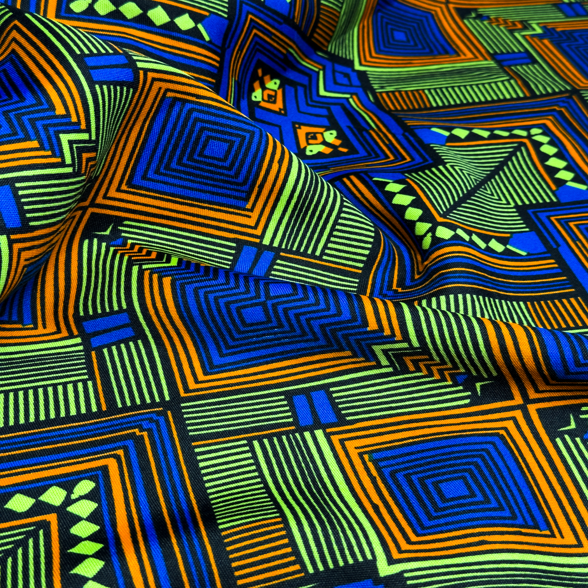 Tecido Oxford Africano Roseta Ubuntu