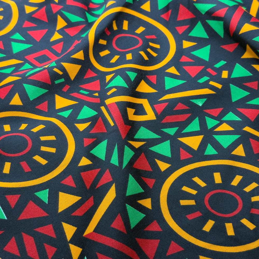 Tecido Oxford Africano Mosaico Gana