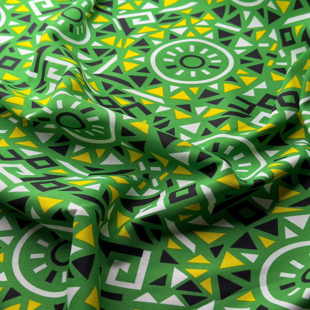 Tecido Oxford Africano Mosaico Gana