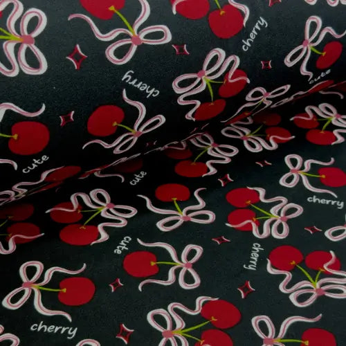 Malha Suede Cherry Muse