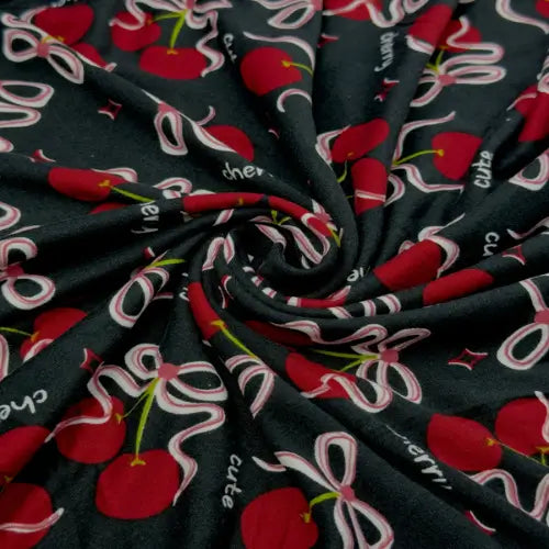 Malha Suede Cherry Muse