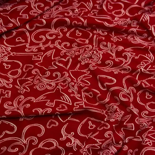 Malha Suede Scarlet Promise