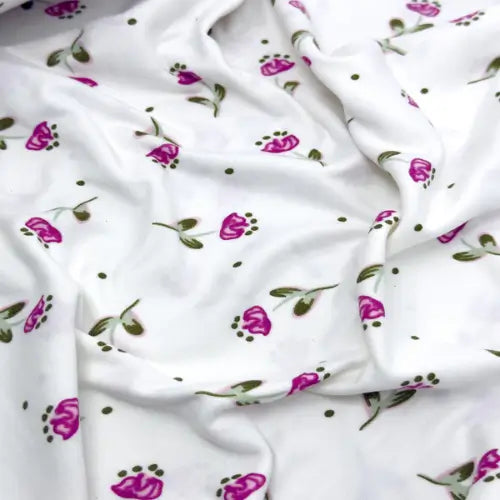 Malha Suede Whispering Petals