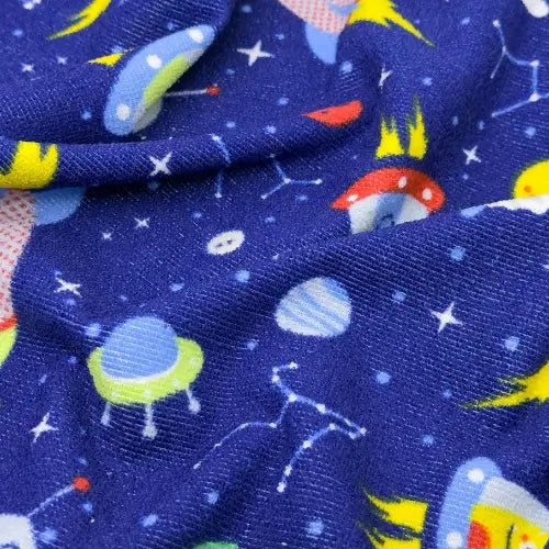Tecido Atoalhado Galaxy Adventure