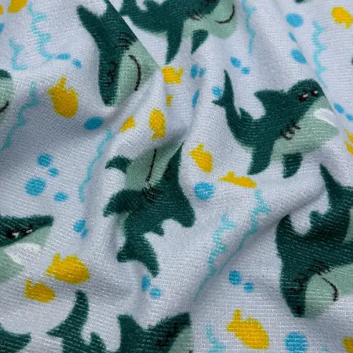 Tecido Atoalhado Ocean Buddies