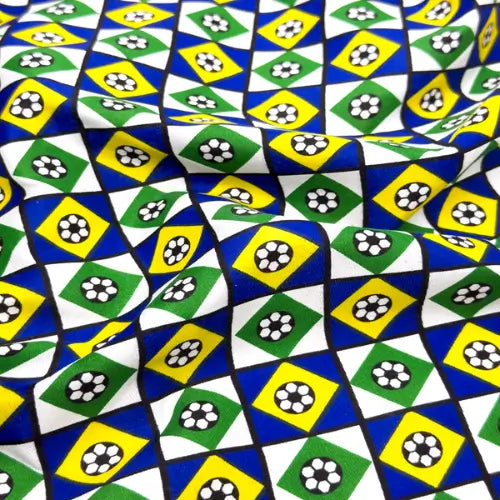 Tecido Chita Brazil Kickoff